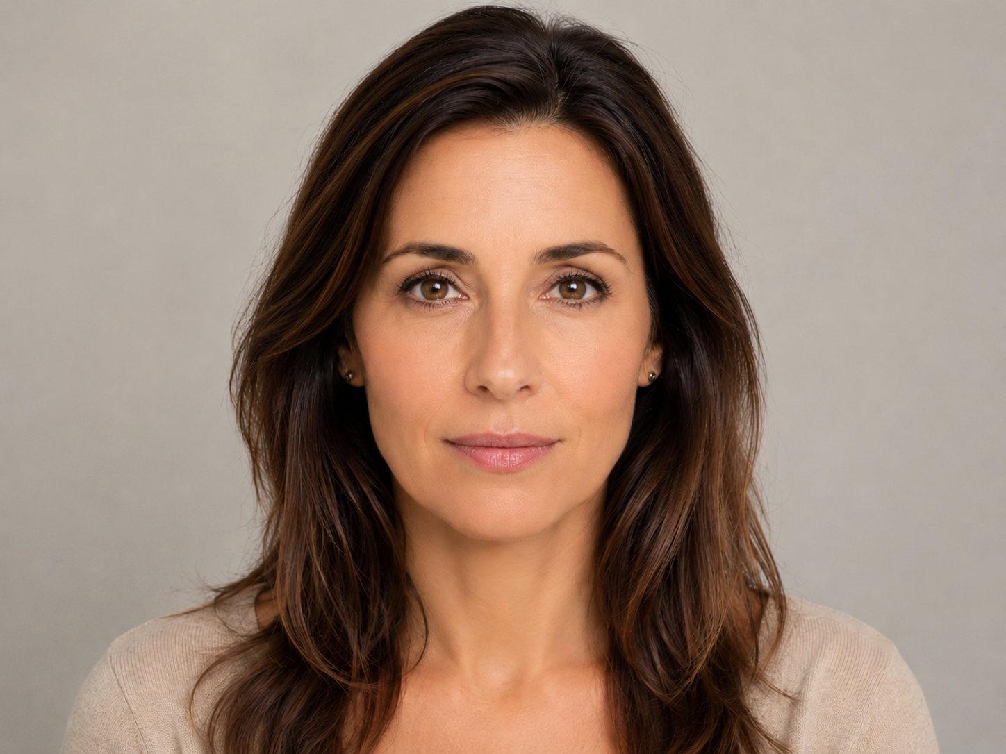 Portrait retouch before example